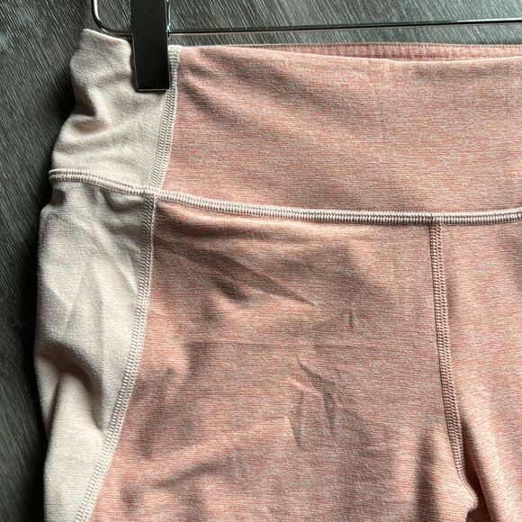 Madewell x Outdoor Voices Peachy Pink Warm-up leggings size M - Picture 6 of 10